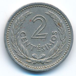 Уругвай, 2 сентесимо (1953 г.)