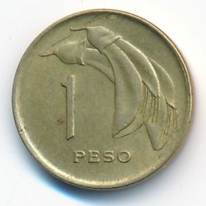 Uruguay, 1 peso, 1969