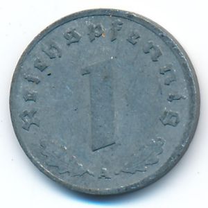 Третий Рейх, 1 рейхспфенниг (1943 г.)