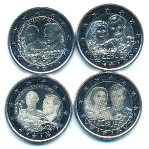 Luxemburg, Набор монет, 2021