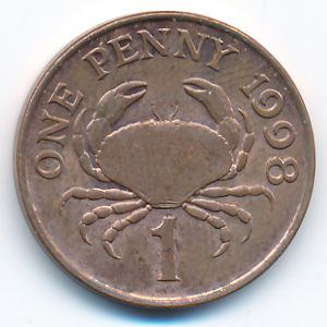 Guernsey, 1 penny, 1998
