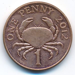 Гернси, 1 пенни (2012 г.)