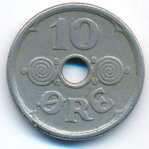 Дания, 10 эре (1924 г.)