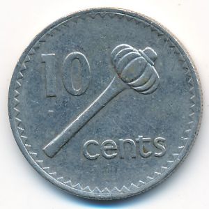 Фиджи, 10 центов (1992 г.)