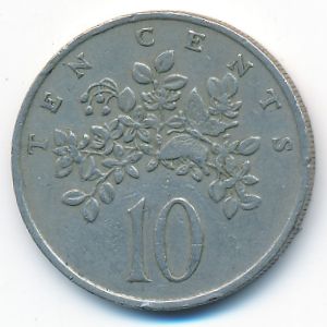 Ямайка, 10 центов (1972 г.)
