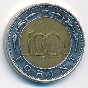 Венгрия, 100 форинтов (1997 г.)