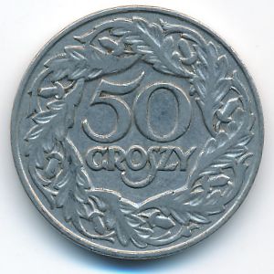 Польша, 50 грошей (1923 г.)