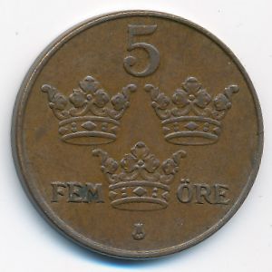 Швеция, 5 эре (1950 г.)