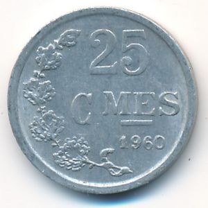 Люксембург, 25 сентим (1960 г.)