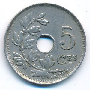 Бельгия, 5 сентим (1923 г.)