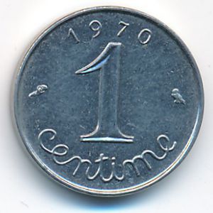 Франция, 1 сентим (1970 г.)
