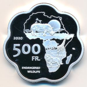 Abyei., 500 francs, 2020