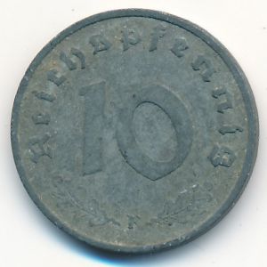 Третий Рейх, 10 рейхспфеннигов (1942 г.)