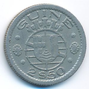 Гвинея-Бисау, 2,5 эскудо (1952 г.)