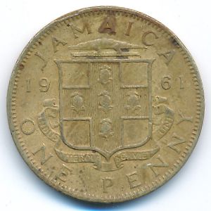 Ямайка, 1 пенни (1961 г.)