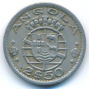 Ангола, 2,5 эскудо (1956 г.)