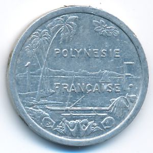 Французская Полинезия, 1 франк (2000 г.)