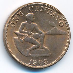 Филиппины, 1 сентаво (1963 г.)
