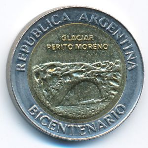 Аргентина, 1 песо (2010 г.)