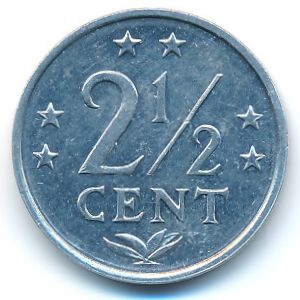 Antilles, 2 1/2 cents, 1985