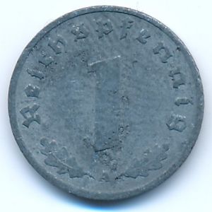 Третий Рейх, 1 рейхспфенниг (1942 г.)