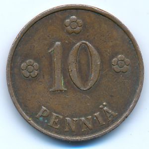Финляндия, 10 пенни (1936 г.)