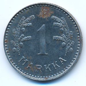Finland, 1 markka, 1948