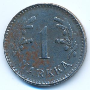 Finland, 1 markka, 1948