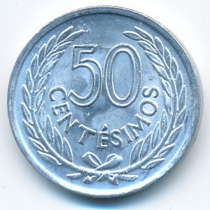 Uruguay, 50 centesimos, 1965