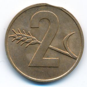 Швейцария, 2 раппена (1969 г.)