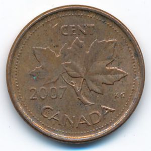 Канада, 1 цент (2007 г.)