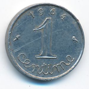 Франция, 1 сентим (1964 г.)