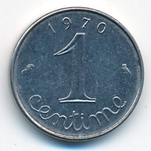 Франция, 1 сентим (1970 г.)