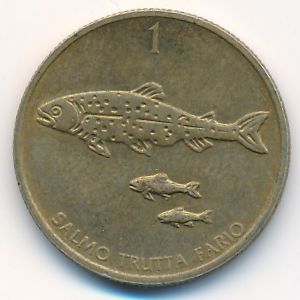 Словения, 1 толар (1992 г.)