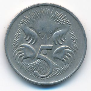 Австралия, 5 центов (1976 г.)
