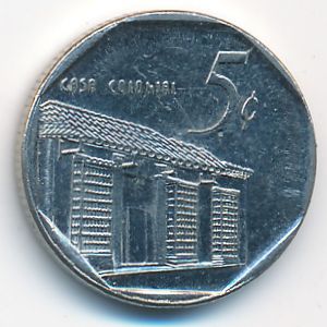 Куба, 5 сентаво (2000 г.)