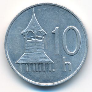 Slovakia, 10 halierov, 1996