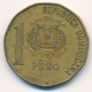 Доминиканская республика, 1 песо (1991 г.)