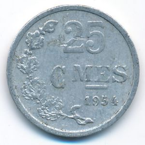 Люксембург, 25 сентим (1954 г.)