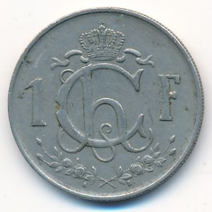 Luxemburg, 1 franc, 1952
