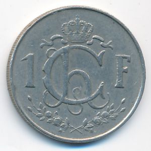 Luxemburg, 1 franc, 1953