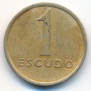 Portugal, 1 escudo, 1984