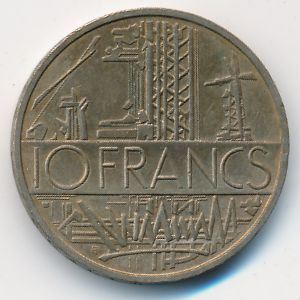Франция, 10 франков (1978 г.)