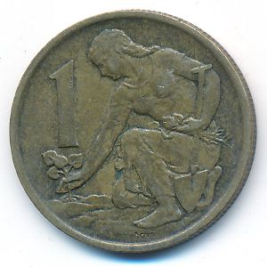 Чехословакия, 1 крона (1970 г.)