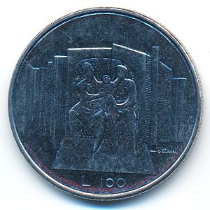 Сан-Марино, 100 лир (1976 г.)
