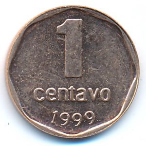 Аргентина, 1 сентаво (1999 г.)