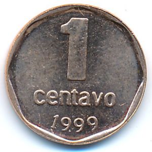 Аргентина, 1 сентаво (1999 г.)
