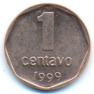 Аргентина, 1 сентаво (1999 г.)