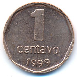 Аргентина, 1 сентаво (1999 г.)
