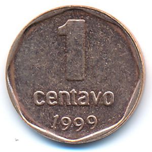 Аргентина, 1 сентаво (1999 г.)